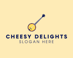 Sunny Banjo Player Music logo design