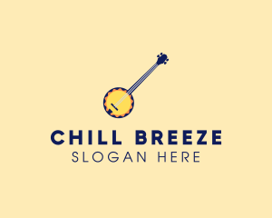 Sunny Banjo Player Music logo design