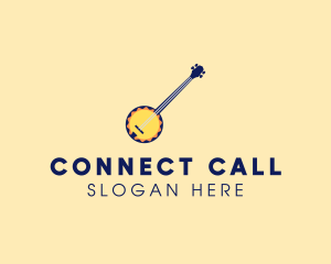 Sunny Banjo Player Music logo design