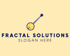 Sunny Banjo Player Music logo design