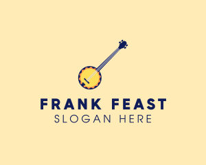 Sunny Banjo Player Music logo design