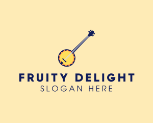 Sunny Banjo Player Music logo design