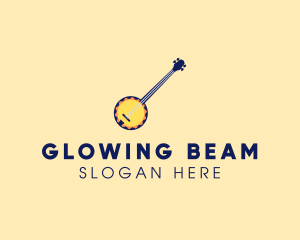 Sunny Banjo Player Music logo design