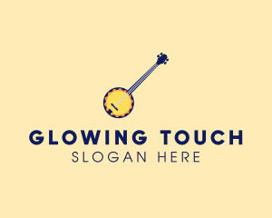 Sunny Banjo Player Music logo design