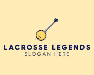 Sunny Banjo Player Music logo design