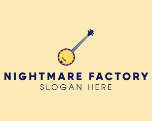 Sunny Banjo Player Music logo design