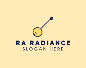 Sunny Banjo Player Music logo design