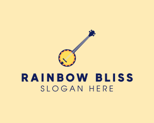 Sunny Banjo Player Music logo design