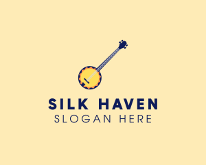 Sunny Banjo Player Music logo design