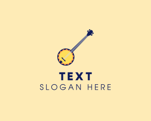 Sunny Banjo Player Music logo design