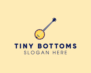 Sunny Banjo Player Music logo design