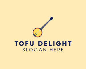 Sunny Banjo Player Music logo design