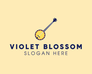 Sunny Banjo Player Music logo design