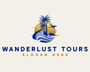 Tropical Summer Destination logo design