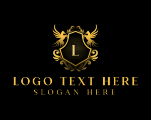 Tavern - Pegasus Shield Crest logo design