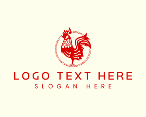 Zodiac - Chinese Rooster Zodiac logo design