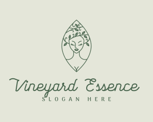 Natural Feminine Beauty logo design