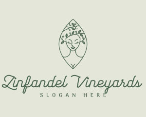 Natural Feminine Beauty logo design