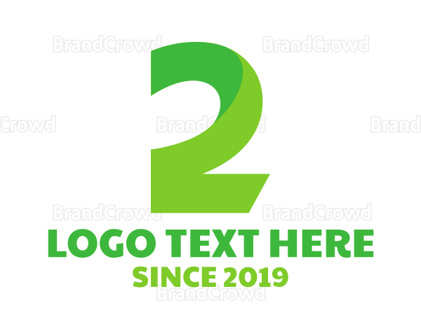 Green Number 2 Logo