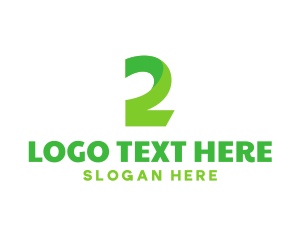 Simple Green Number 2 logo design