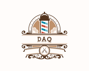 Retro - Barber Haircut Hairdresser logo design