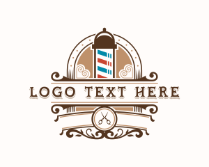 Barber Haircut Hairdresser Logo