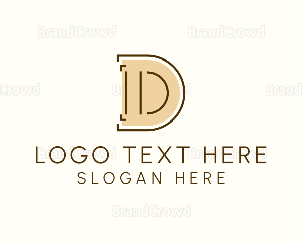 Minimalist Letter D Business Agency Logo