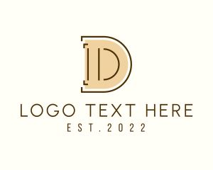 Venture Capital - Minimalist Letter D logo design