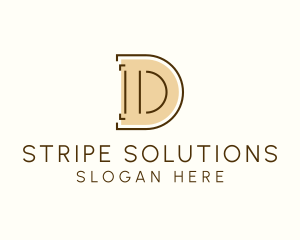 Business Firm Letter D logo design