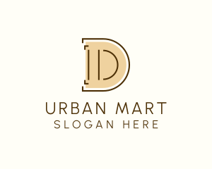 Store - Minimalist Letter D Business Agency logo design