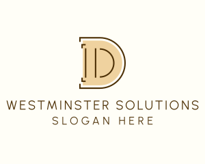 Business Firm Letter D logo design