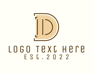 Repairman - Minimalist Letter D logo design