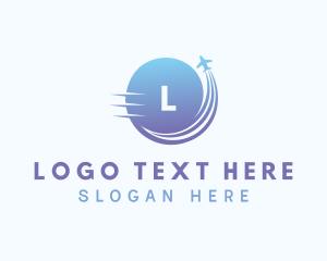 Travel Airplane Flight Logo