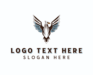 Airforce - Aviation Eagle Bird logo design