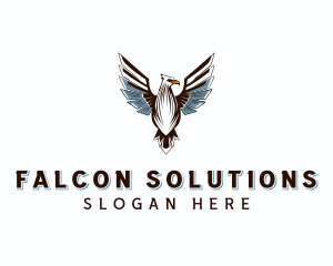 Aviation Eagle Bird logo design