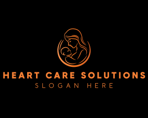 Mother Infant Childcare logo design