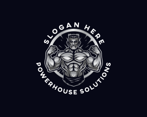 Strength - Strength Muscle Man logo design