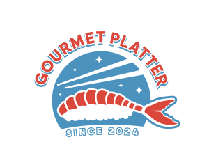 Sushi Ebi Gourmet logo design