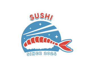 Sushi Ebi Gourmet logo design