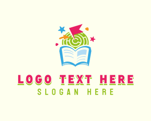 Bookstore - Maze Educational Learning logo design