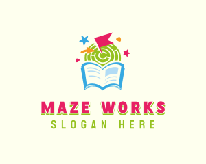 Maze - Maze Educational Learning logo design