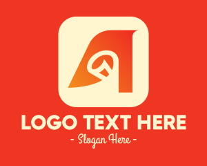Mobile App - Digital Paper Mobile App logo design