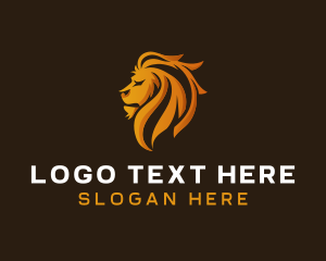 Zoology - Lion Predator Minimalist logo design