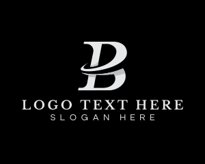 Letter B - Generic Swoosh Letter B logo design