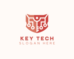 Shield Security Key logo design