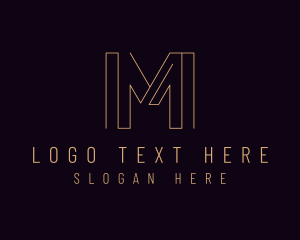 Letter M - Elegant Letter M Business logo design