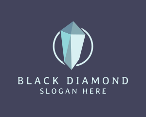 Diamond Crystal Gemstone logo design