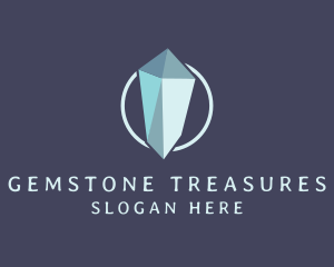 Diamond Crystal Gemstone logo design