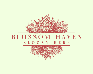 Floral - Lush Floral Garden logo design