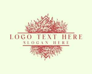 Vines - Lush Floral Garden logo design
